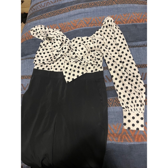 Women's Blue Tiley x bar III Jumpsuit Size 4 Black and White - Picture 1 of 3